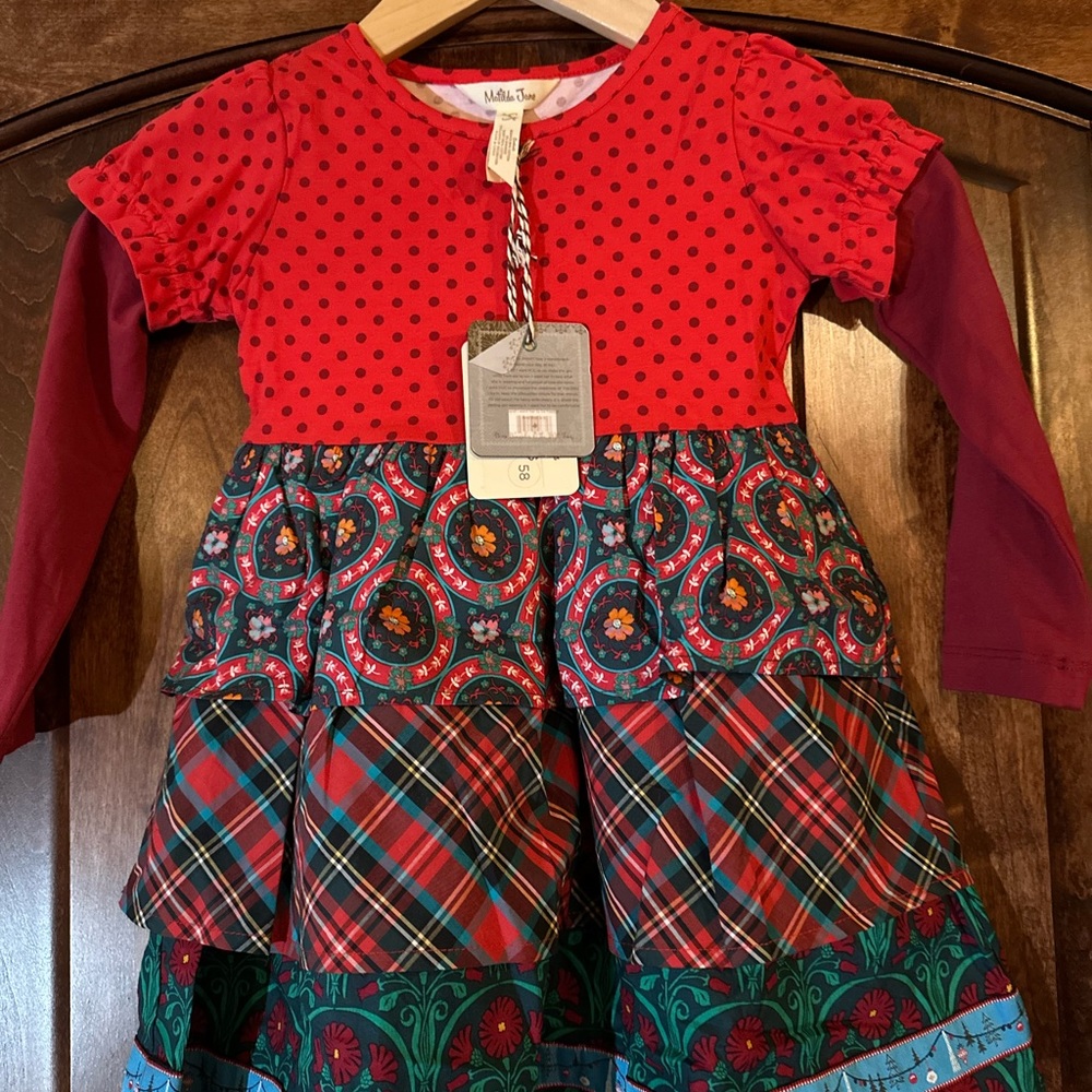 Christmas Matilda Jane dress brand new with tags.